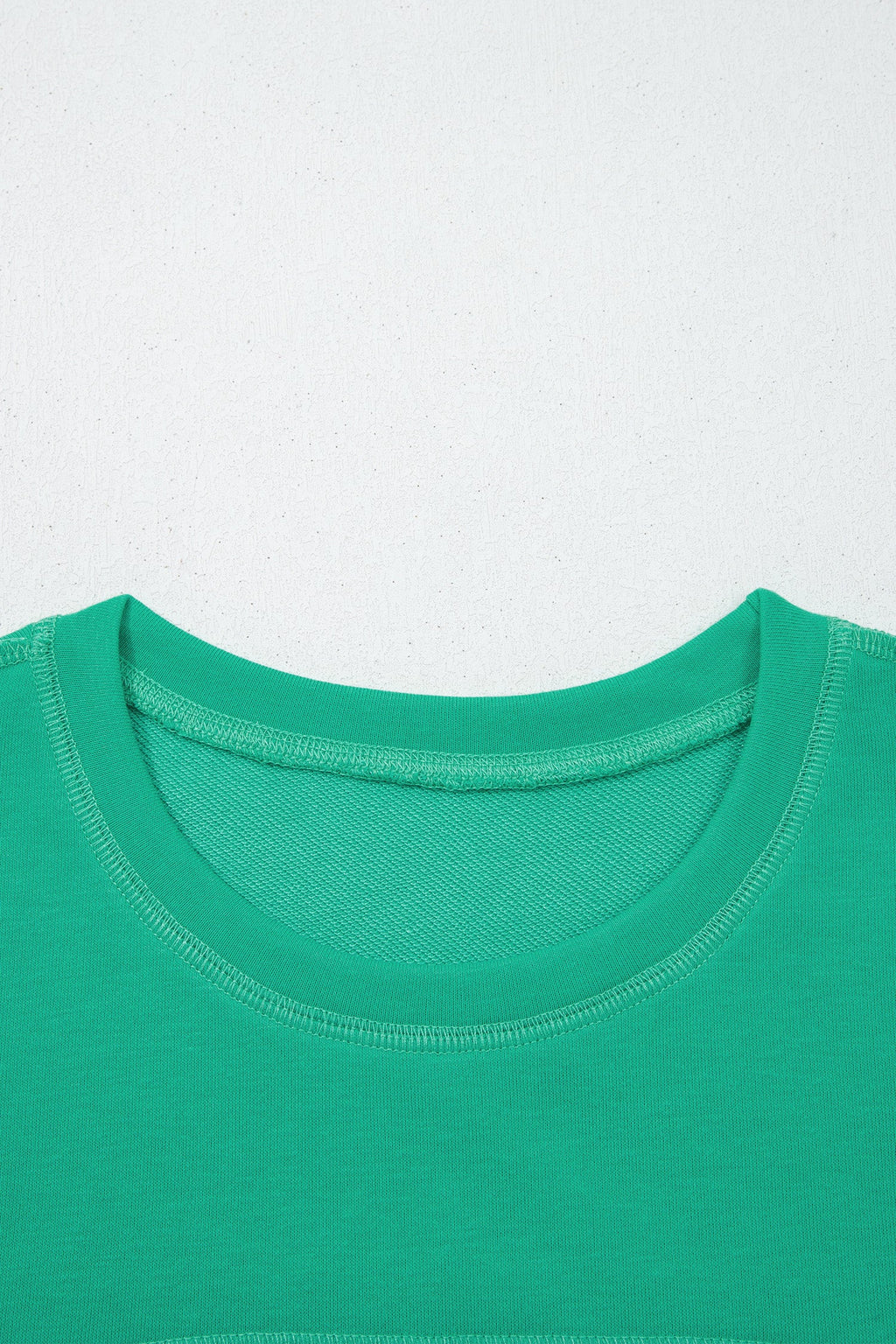 Solid Drop Shoulder Boxy Tee & Barrel Pants Set