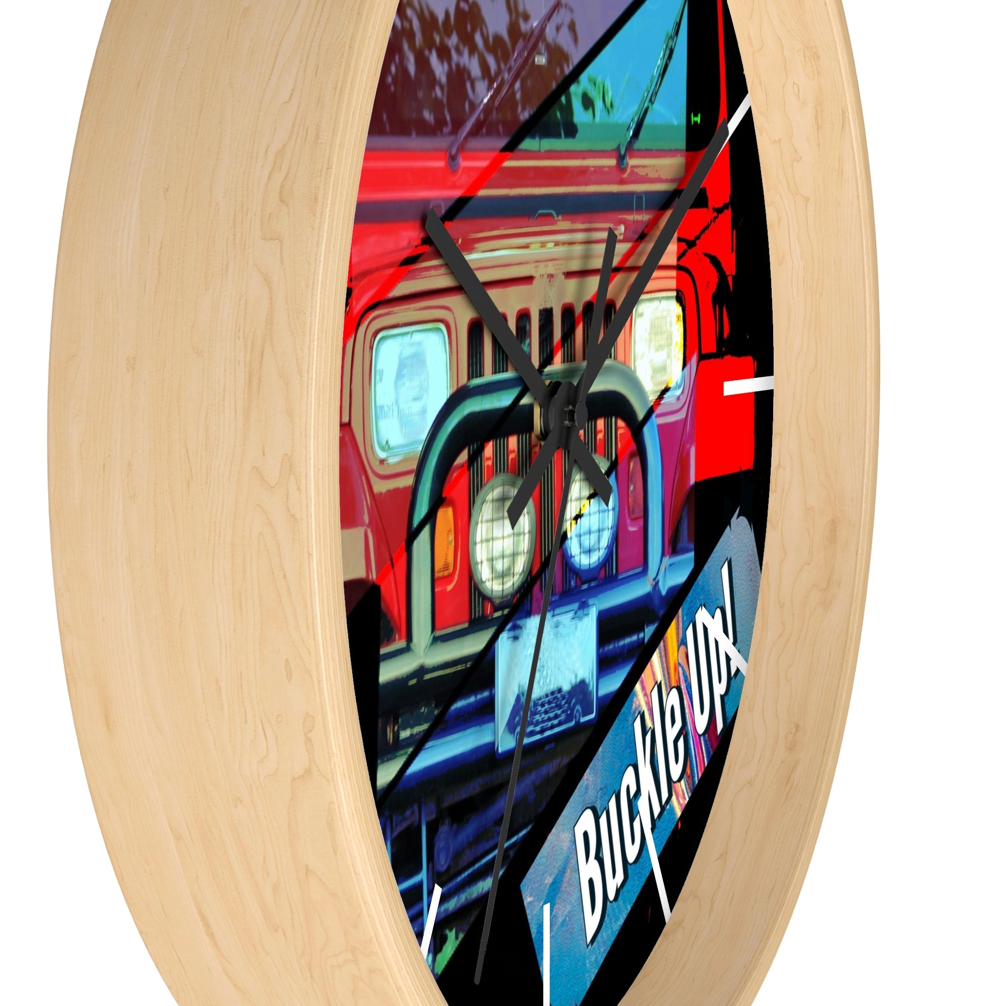 Buckle Up!  Four Wheel Drive Wall Clock
