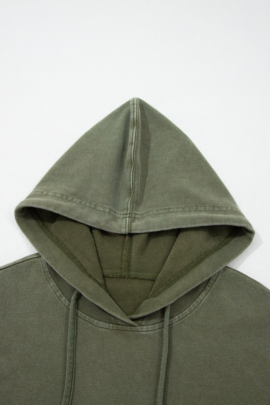 Plaid Patchwork Pocketed Drawstring Hoodie