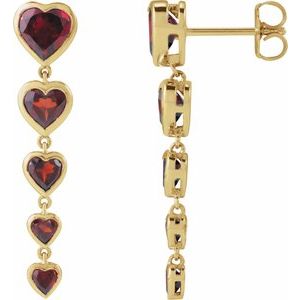 Accented Heart Earrings