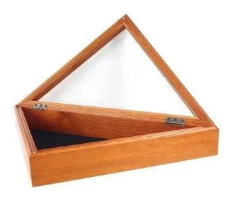 Officers Flag Display Case for 5ft x 9.5ft Flag - Oak Case Only.