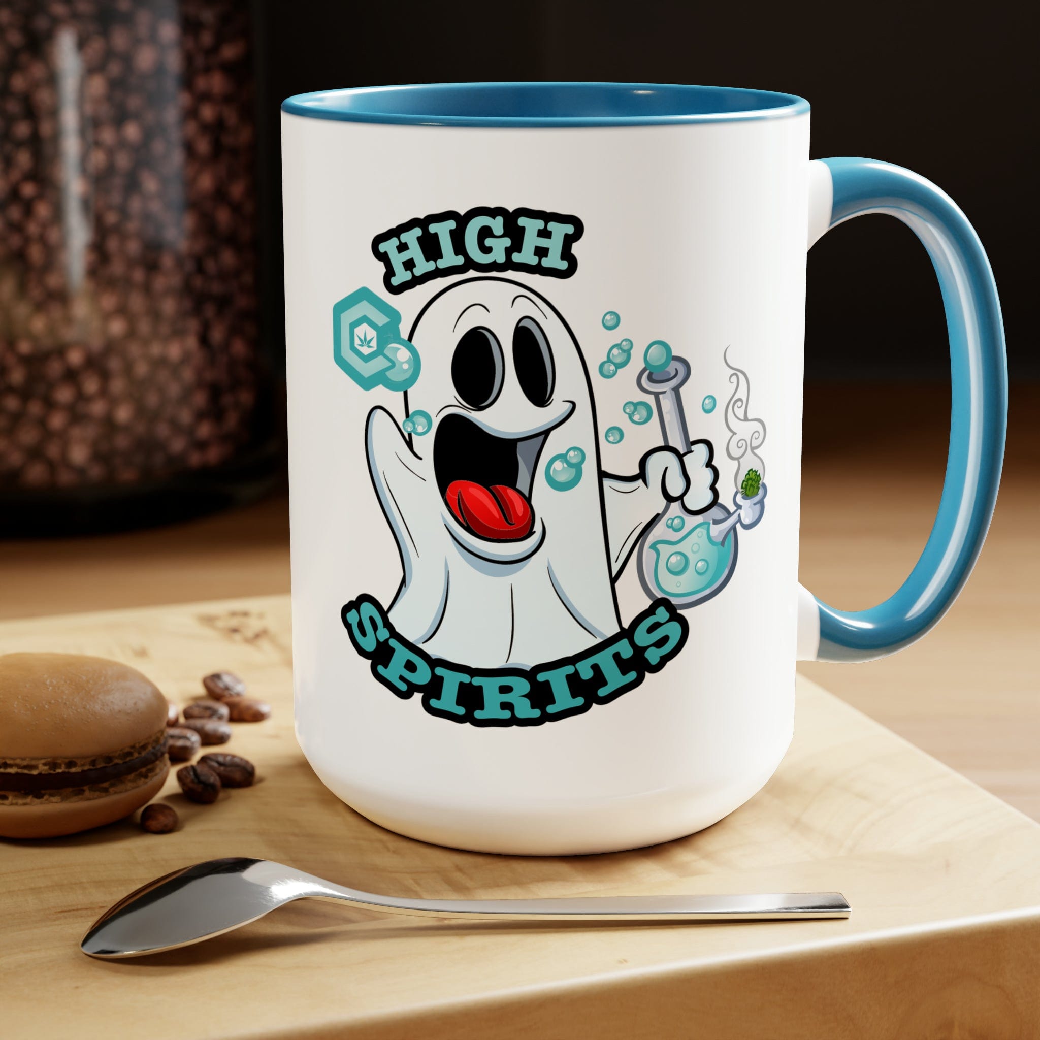 High Spirits Ghost with Bong 15oz Coffee Mug
