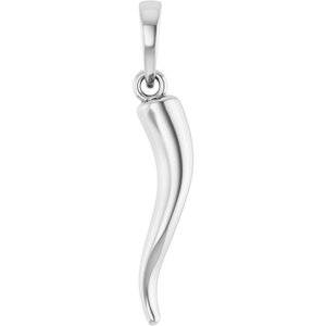 Italian Horn Necklace or Pendant