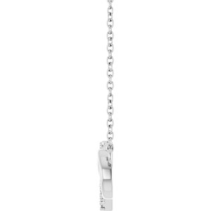Accented Heart & Infinity-Inspired Necklace or Center