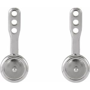 Sterling Silver Earring Jacket for 7-7.5 mm Pearl – image 2