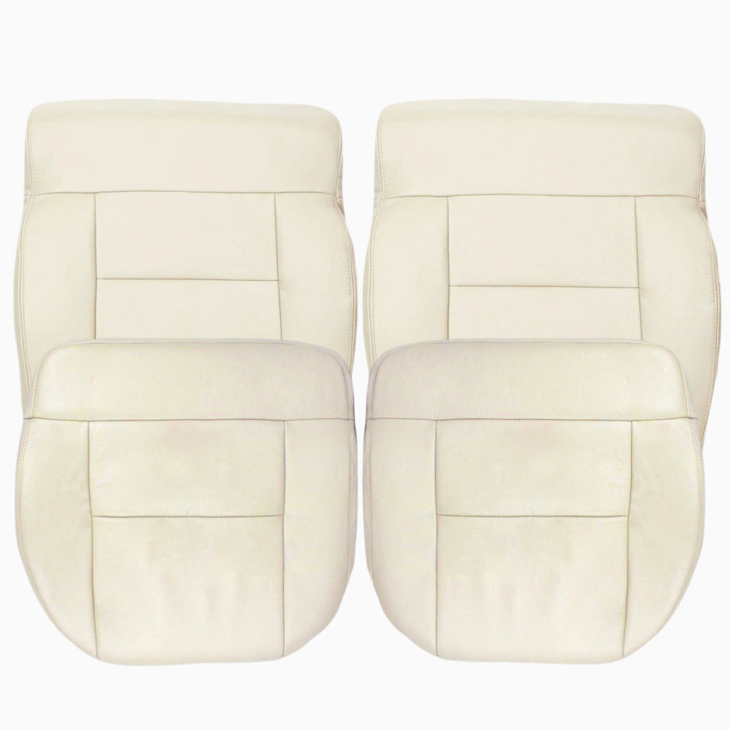 2004 Ford F150 Seat Cover in Light Parchment Tan: Choose Leather or Vinyl