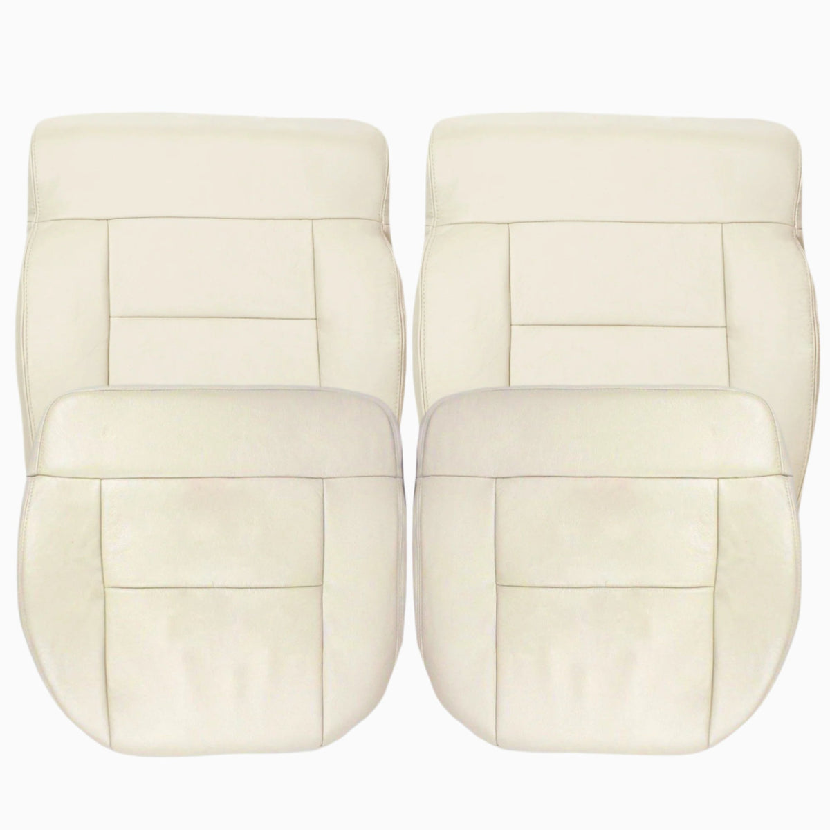 2004 Ford F150 Seat Cover in Light Parchment Tan: Choose Leather or Vinyl
