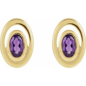 Solitaire Earrings