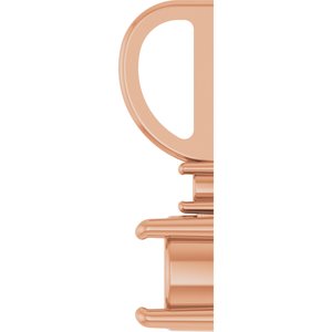 14K Rose Gold 5 mm Round Charm/Pendant Mounting – image 6
