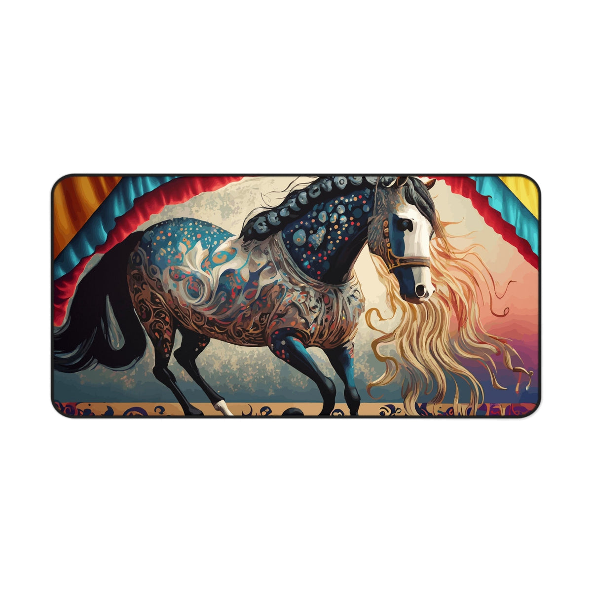 Bejeweled Horse Design Large Desk Mats