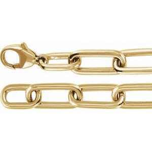 Accented Paperclip-Style Bracelet