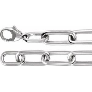 Accented Paperclip-Style Bracelet