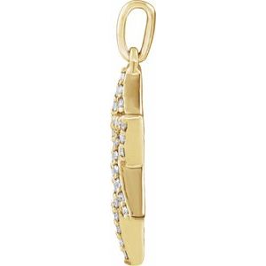 Accented Star of David Pendant