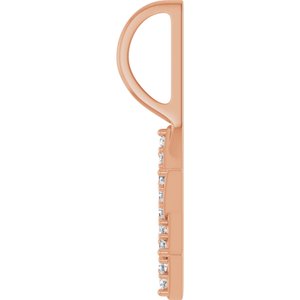 14K Rose Gold 1/8 CTW Natural Diamond Star of David Pendant