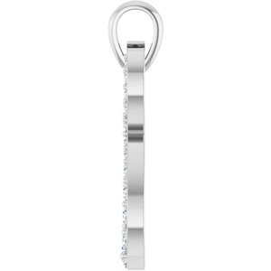 Accented Infinity-Style Necklace or Pendant
