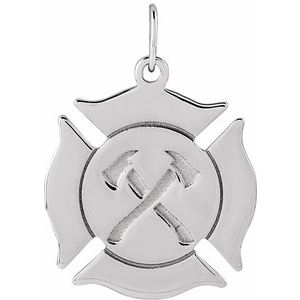 Engravable Fireman Necklace or Pendant