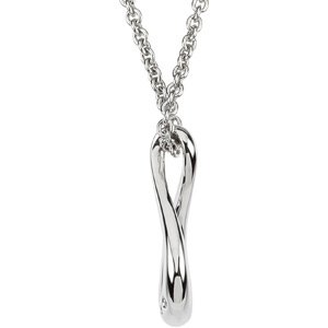 Infinity-Inspired Accented Necklace