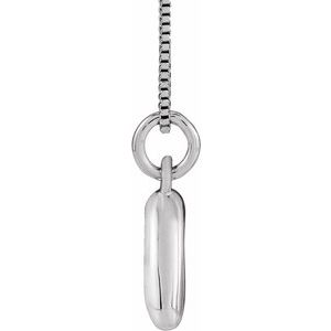 Bubble Initial Necklace or Pendant