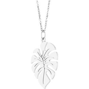 Monstera Leaf Necklace or Pendant
