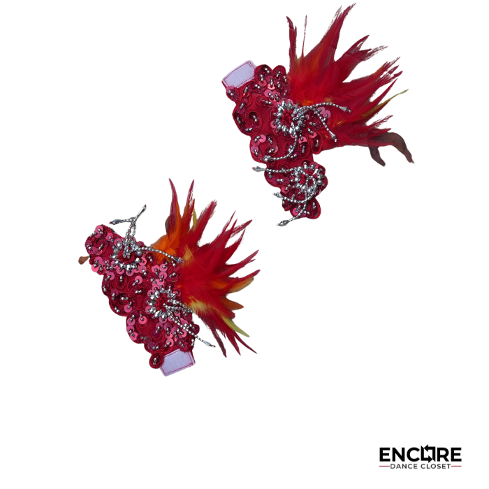 Phoenix Flame Feathered Dance Set