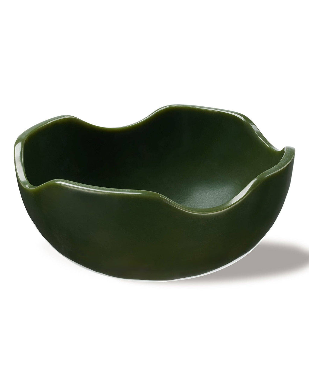 Wavy Resin Bowl: Purple / Large 13'' X 4''