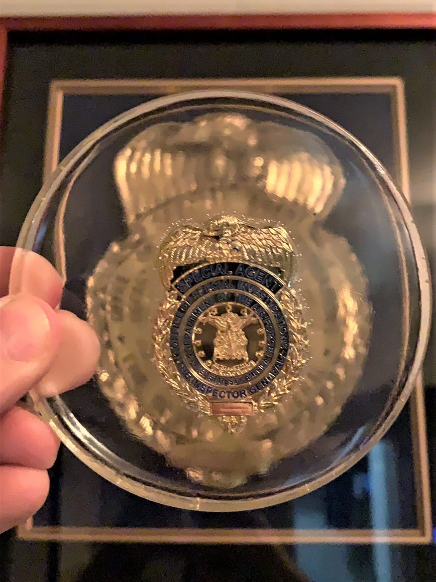 OSI Badge Coin Paperweight / Coaster - Round