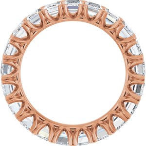 14K Rose 5 5/8 CTW Lab-Grown Diamond Eternity Band Size 8