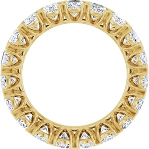 14K Yellow 4 3/4 CTW Lab-Grown Diamond Eternity Band Size 6