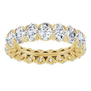 14K Yellow 4 3/4 CTW Lab-Grown Diamond Eternity Band Size 6