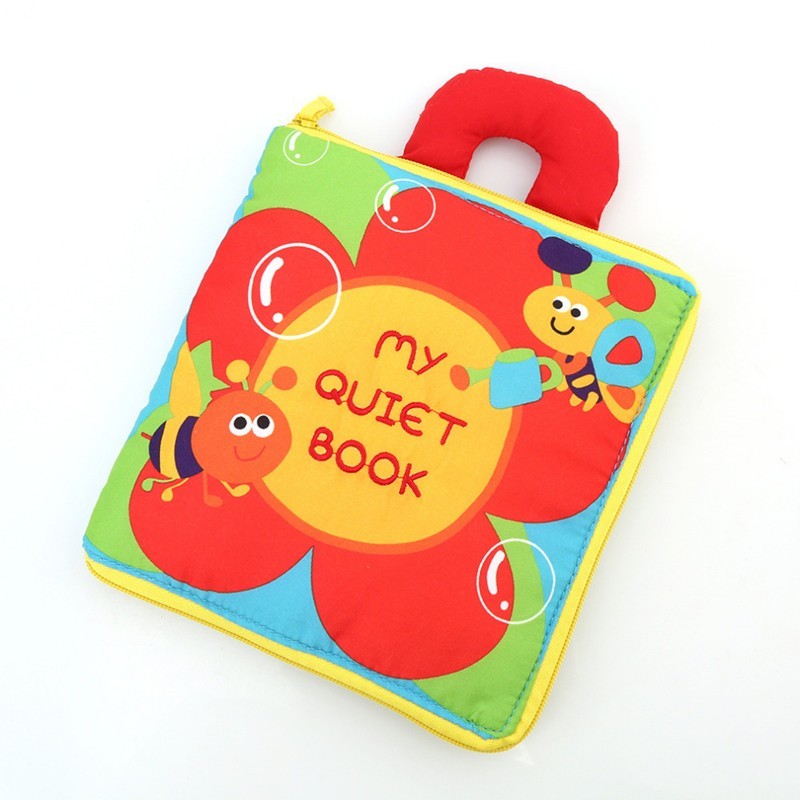 Baby Cloth Book – Multi-Functional Soft Fabric Learning Toy