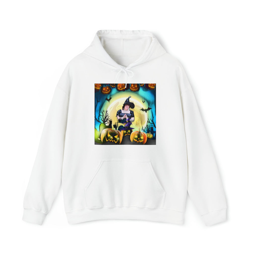 Scary Witch Unisex Heavy Blend™ Hooded Sweatshirt up to 5XL