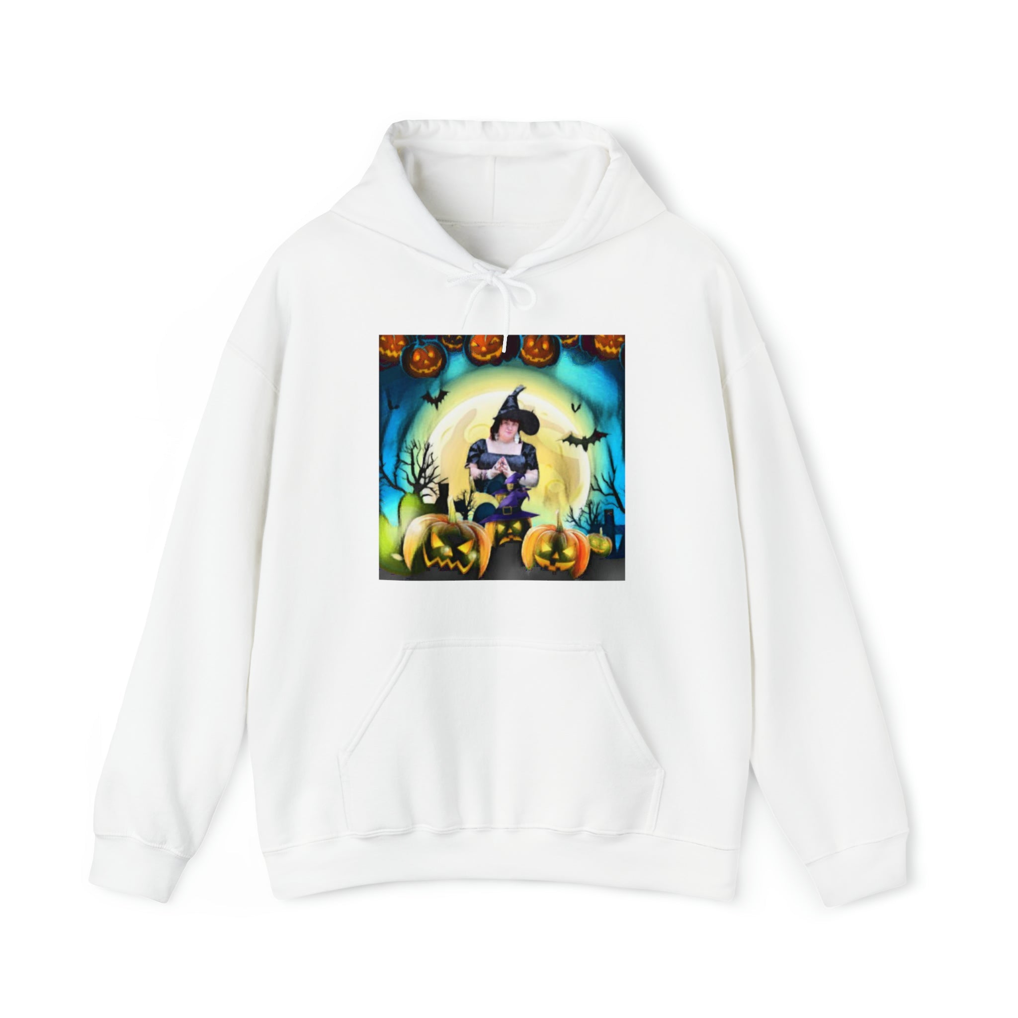Scary Witch Unisex Heavy Blend™ Hooded Sweatshirt up to 5XL
