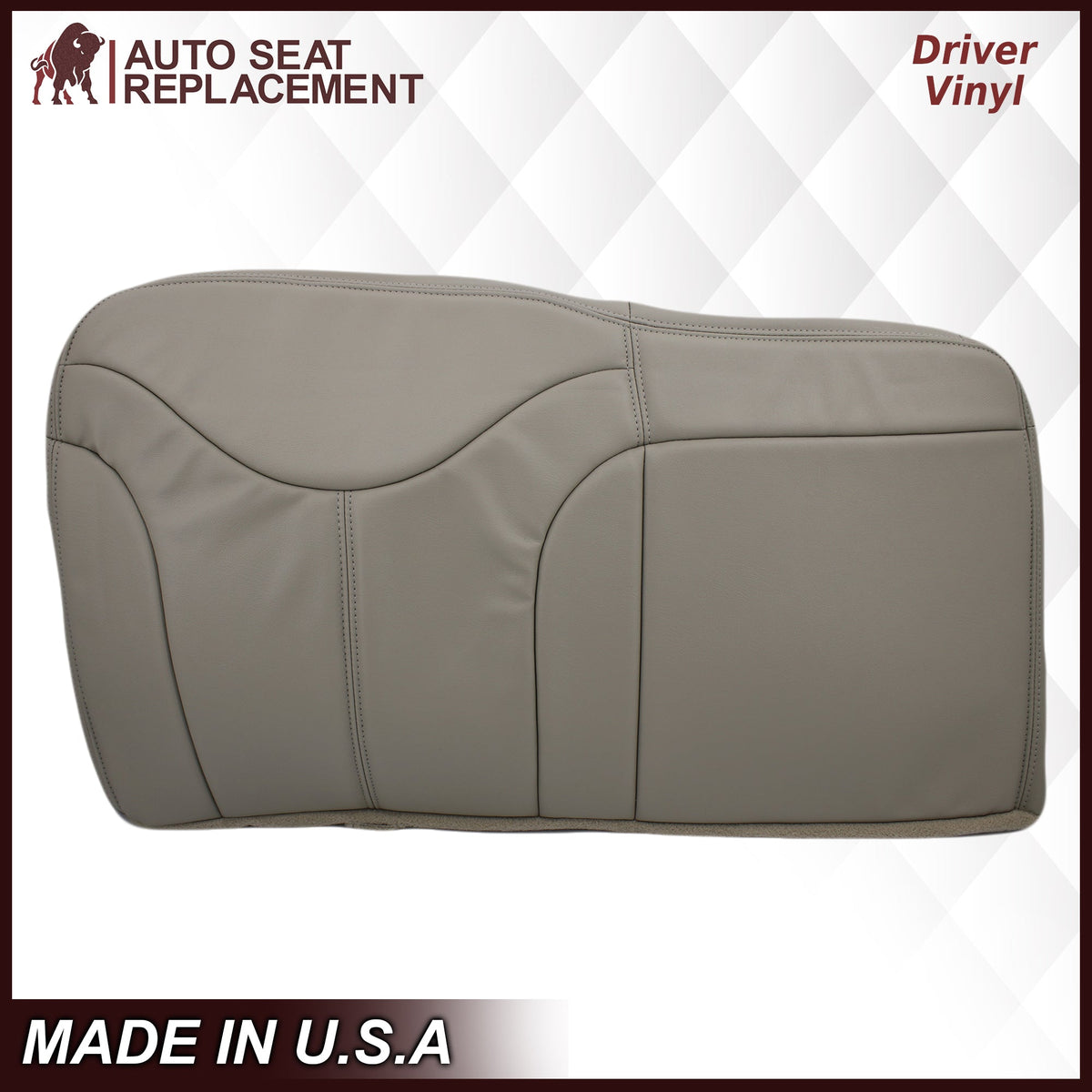 2000-2002 GMC Yukon XL Rear Back Captain Seat 50/50 or Bench Seat 60/40 Bottom Seat Cover Tan