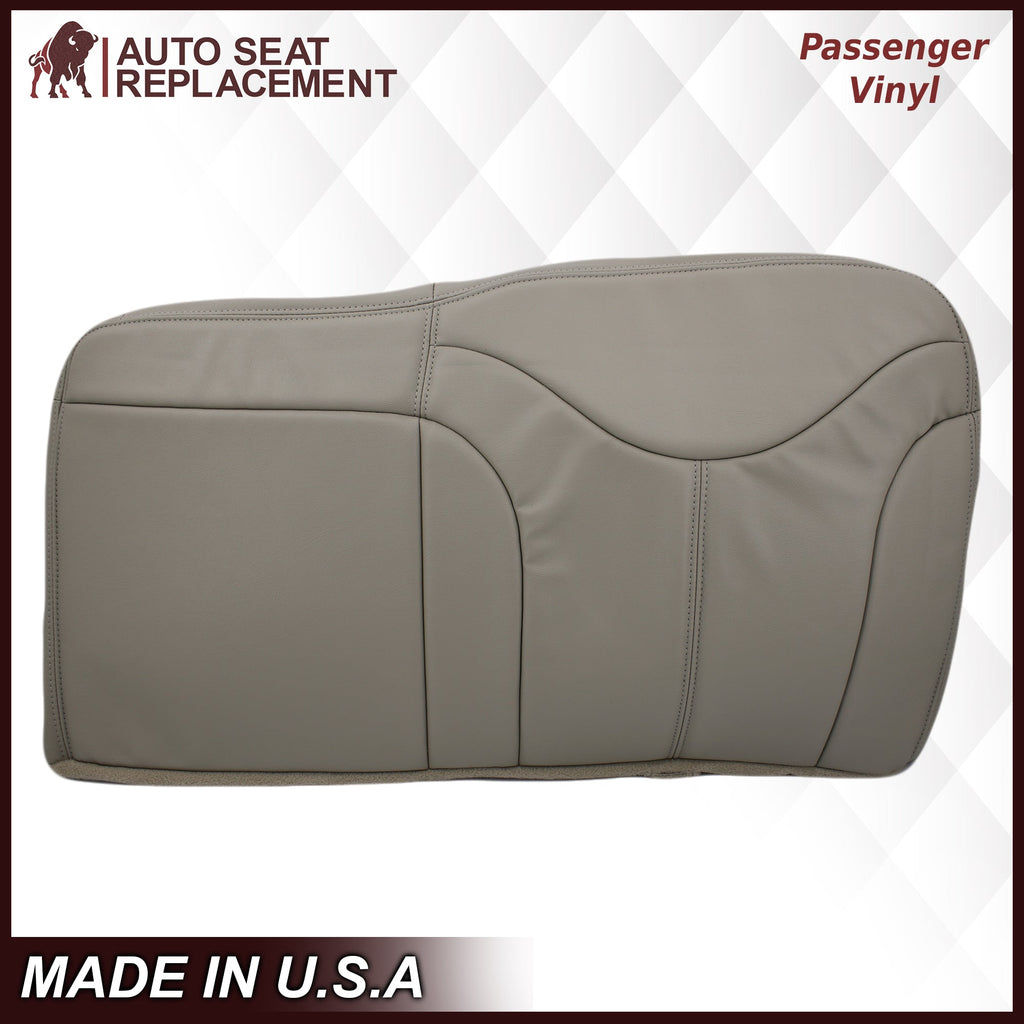 2000-2002 GMC Yukon XL Rear Back Captain Seat 50/50 or Bench Seat 60/40 Bottom Seat Cover Tan