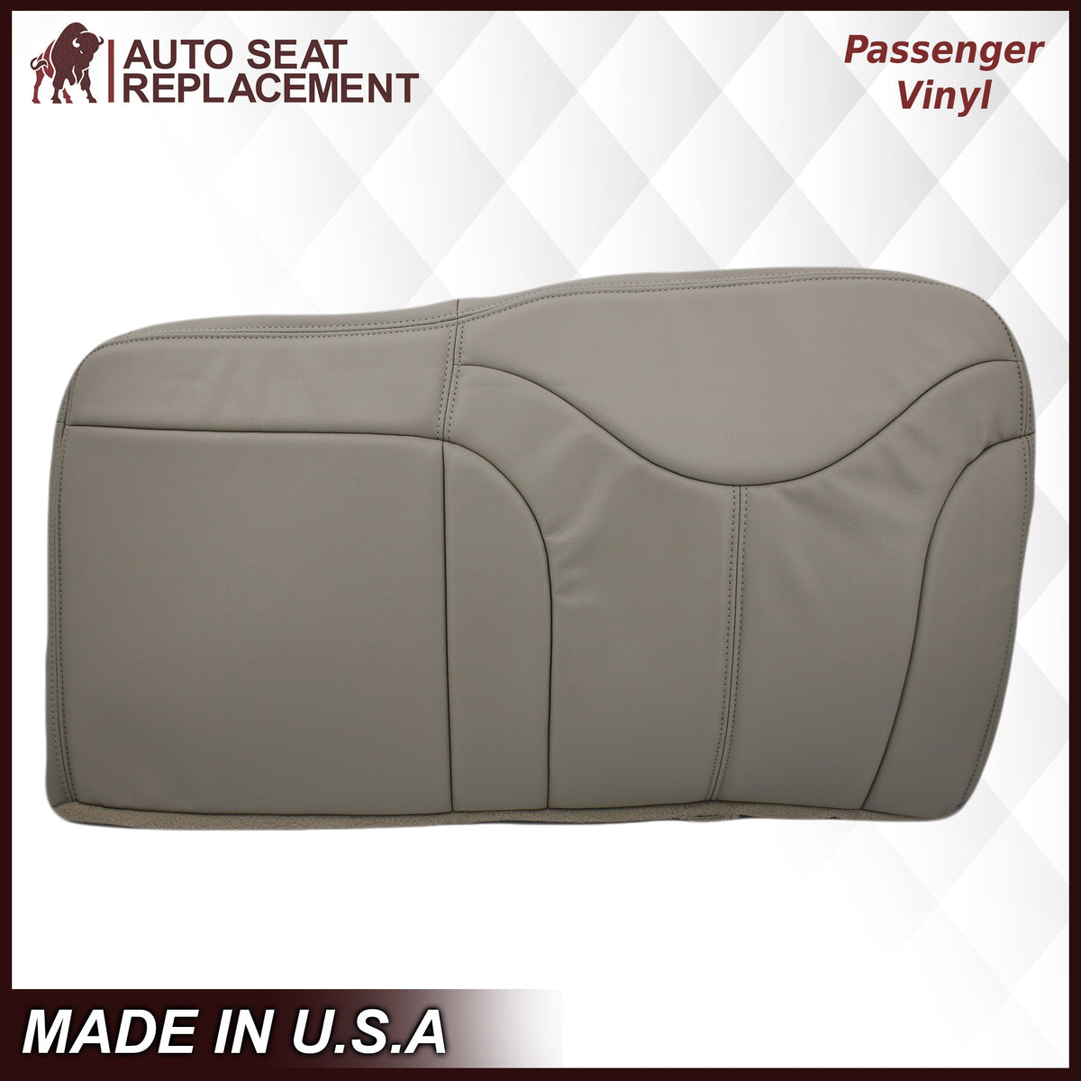 2000-2002 GMC Yukon XL Rear Back Captain Seat 50/50 or Bench Seat 60/40 Bottom Seat Cover Tan