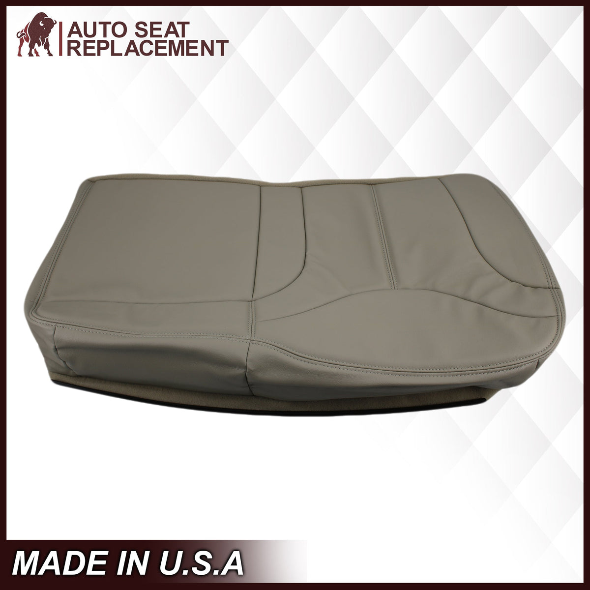 2000-2002 GMC Yukon XL Rear Back Captain Seat 50/50 or Bench Seat 60/40 Bottom Seat Cover Tan