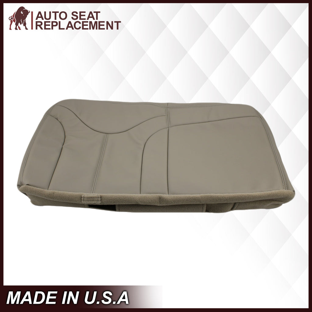 2000-2002 GMC Yukon XL Rear Back Captain Seat 50/50 or Bench Seat 60/40 Bottom Seat Cover Tan