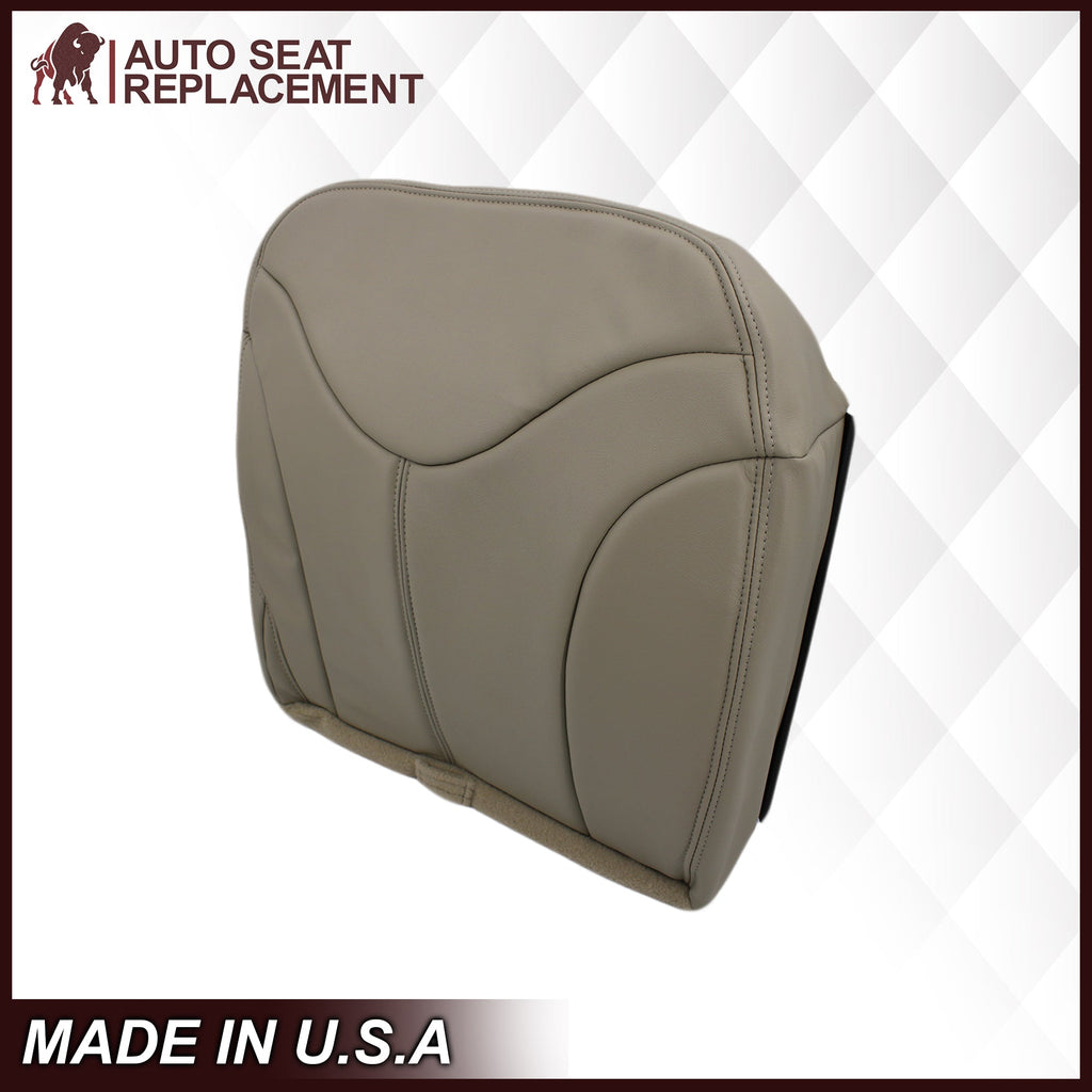 2000-2002 GMC Yukon XL Rear Back Captain Seat 50/50 or Bench Seat 60/40 Bottom Seat Cover Tan