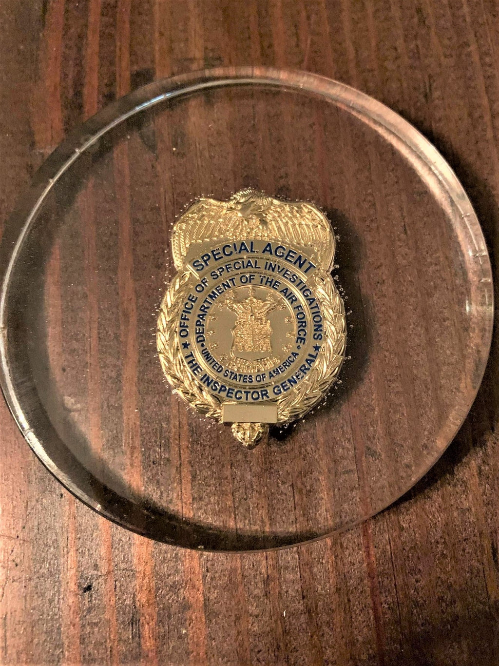 OSI Badge Coin Paperweight / Coaster - Round