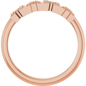 14K Rose Gold .06 CTW Natural Diamond Mama Ring