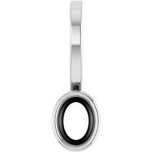 Sterling Silver 4x3 mm Oval Solitaire Charm/Pendant Mounting – image 2