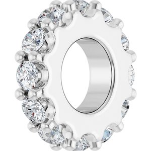 Birthstone Spacer Charm/Pendant – image 3