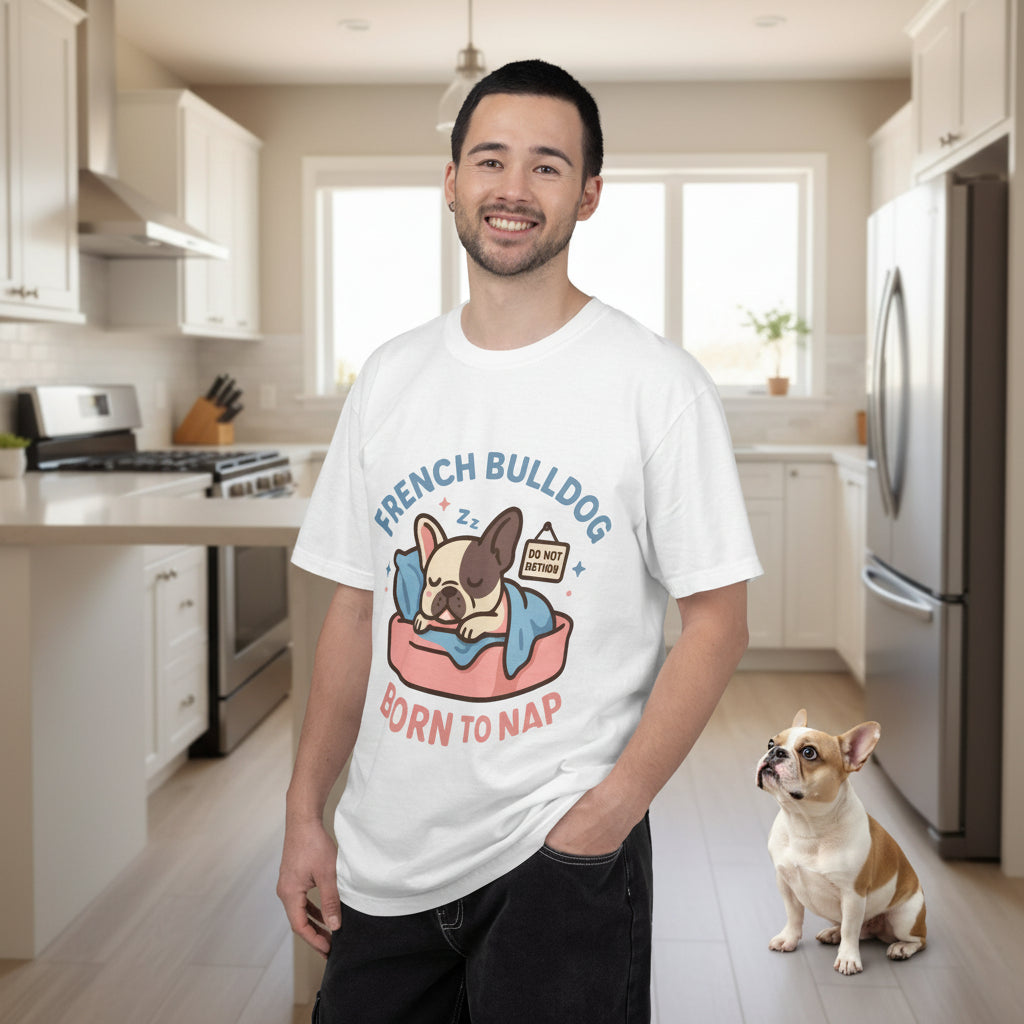French Bulldog “Born to Nap” T-Shirt