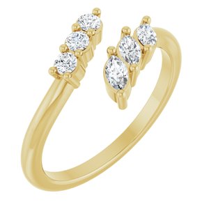 Accented Bypass Ring