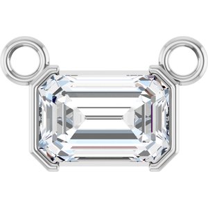 Platinum 5/8 CT Lab-Grown Diamond Solitaire Necklace Center