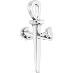 Nail Cross Pendant