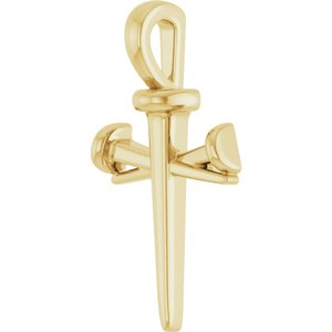 Nail Cross Pendant