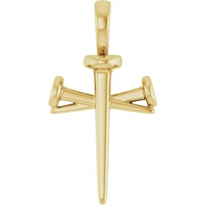Nail Cross Pendant