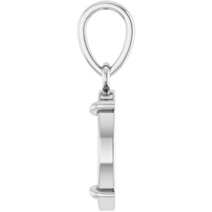 Engravable Round Pendant