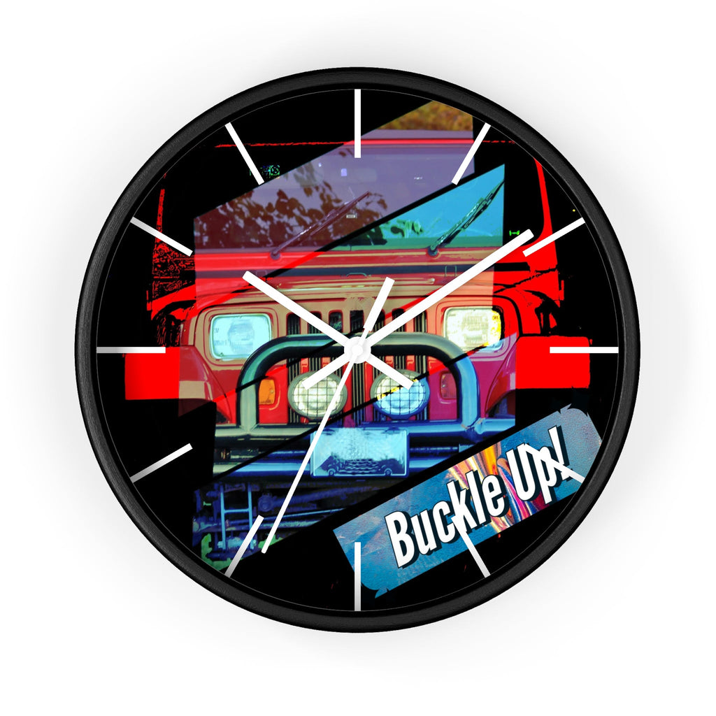 Buckle Up!  Four Wheel Drive Wall Clock